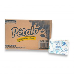 SERVILLETA PETALO B-MESA SR BC 250H C/24