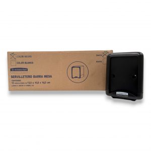 SERVILLETERO BARRA MESA NEGRO