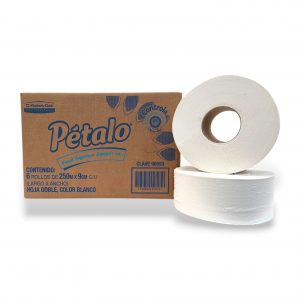 PAPEL HIG. PETALO JR BC 250 MTS C/6 PZ