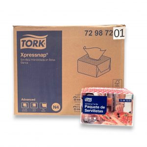SERVILLETA TORK BCA DE 250 HJS C/24