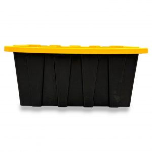 CAJA GOLIAT NEGRA C/TAPA AMAR 102 LTS